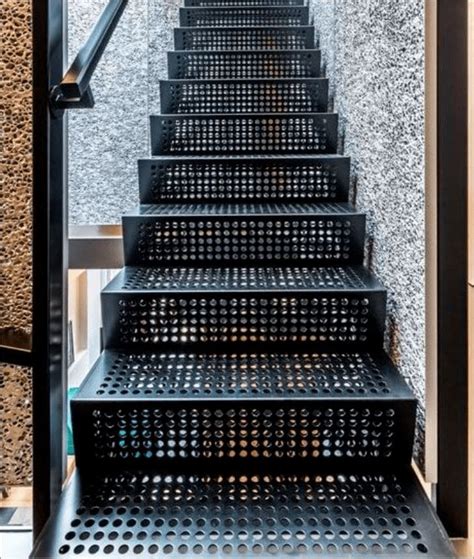 perforated metal sheet staircase|perforated metal staircases.